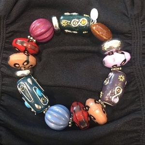 Cookie Lee Stretch Bead Bracelet
